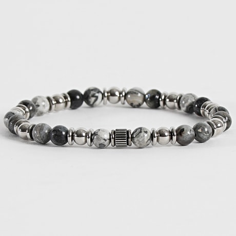 Frilivin - Pulsera 324 Gris Plateado