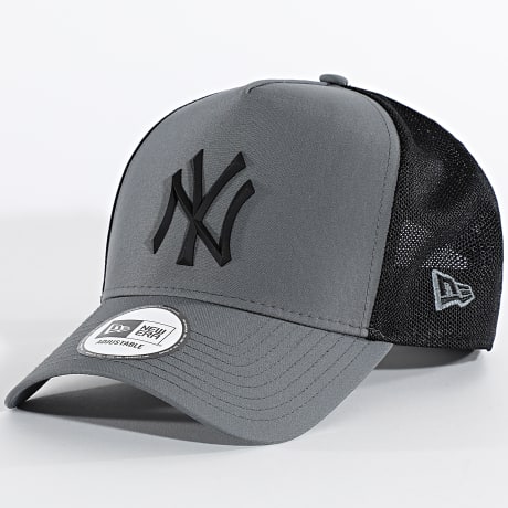 New Era - Casquette Trucker MLB Sport NY New York Yankees 60856379 Gris Anthracite Noir