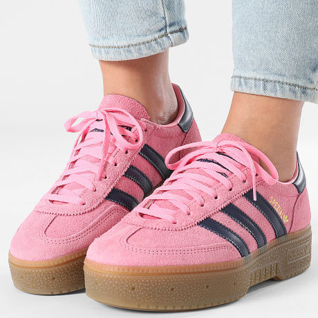 Adidas Originals - Baskets Femme Handball Spezial Bold IH9184 Bliss Pink Night Indigo Gum 5