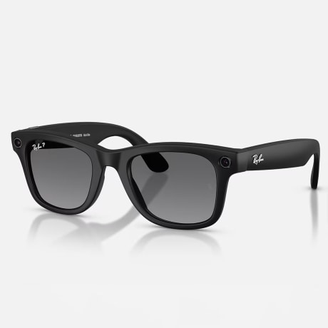 Ray-Ban - Óculos de Sol Meta Wayfarer Gen 2 Preto Cinza