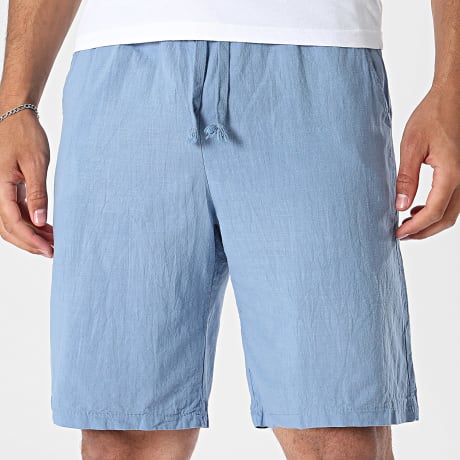 Frilivin - Calção de jogging Efeito Linho 516 Azul Claro