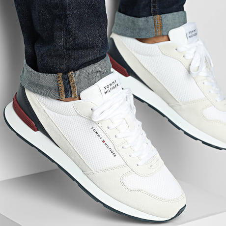 Tommy Hilfiger - Baskets Light Eva Runner Seasonal Mesh 5907 Rwb