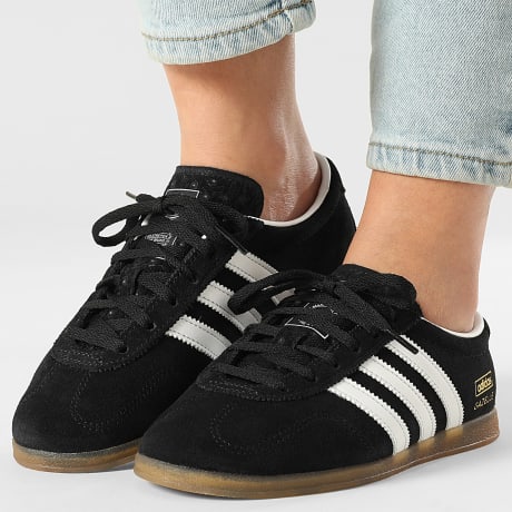 Adidas Originals - Zapatillas Mujer Gazelle Lo Pro JR8886 Core Black Footwear White Gum 3