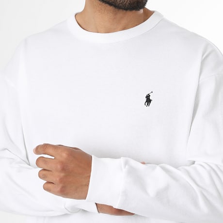 Polo Ralph Lauren - Sweat Crewneck Relaxed Fit Original Player Blanc