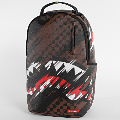 Sprayground - Sac A Dos Smeared Grunge 910B8556 Noir Marron