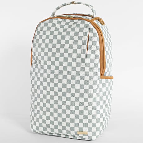 Sprayground - Sac A Dos 3am Cream Check 910B8848NSZ Blanc Gris