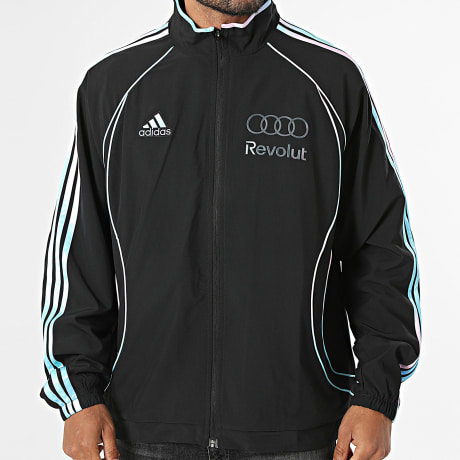 Adidas Performance - Chaqueta con Cierre de Cremallera y Rayas Audi Revolut F1 Team Teamgeist KE9096 Negro