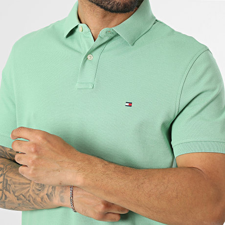 Tommy Hilfiger - Polo Manga Corta Regular Fit 1985 7770 Verde Claro