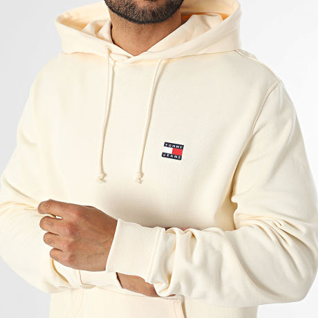 Tommy Jeans - Sweat Capuche Badge 1922 Beige