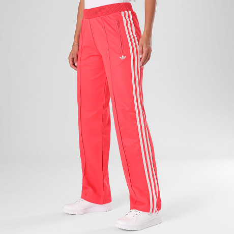 Adidas Originals - Pantalon Jogging A Bandes Femme Knitted TP KD4316 Rouge Blanc