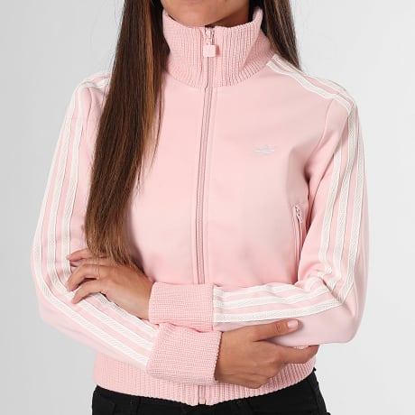 Adidas Originals - Casaco com Zíper A Banda Mulher Firebird KD4321 Rosa