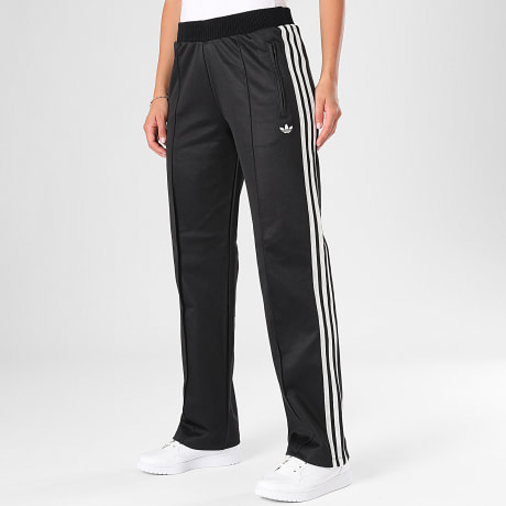 Adidas Originals - Pantalon Jogging A Bandes Femme Knitted TP KD5443 Noir Blanc