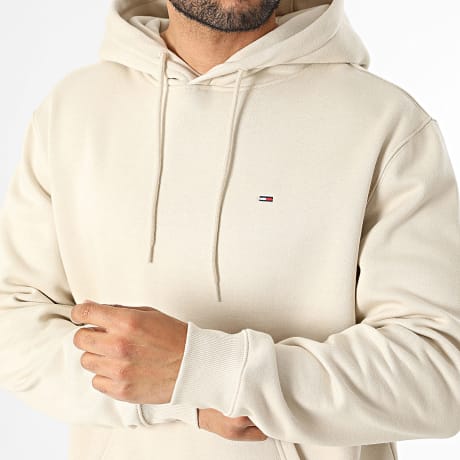 Tommy Jeans - Sweat Capuche Flag 0742 Beige