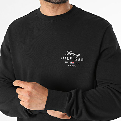 Tommy Hilfiger - Sweat Crewneck Script Stack 3218 Noir