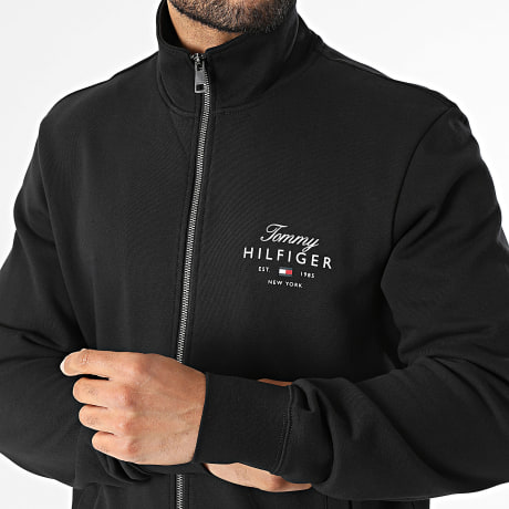 Tommy Hilfiger - Veste Zippée Script Stack 3219 Noir