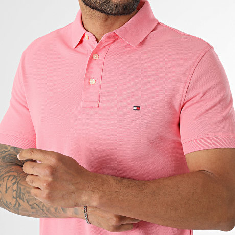 Tommy Hilfiger - Polo Manga Corta Slim 1985 7771 Rosa