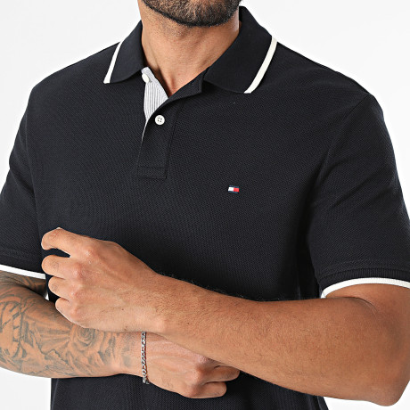 Tommy Hilfiger - Polo de Manga Corta Regular Fit Circulose Pique 5097 Azul Marino
