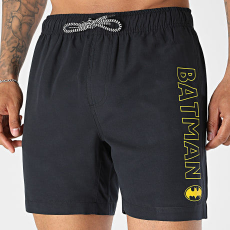 Batman - Pantaloncino Da Bagno Outline Logo Nero Giallo