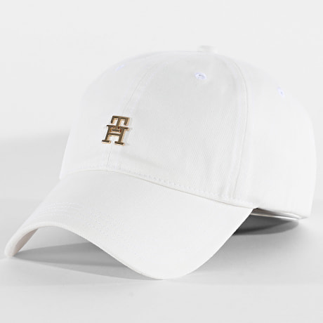Tommy Hilfiger - Casquette Femme Elevated Chic Washed 8917 Blanc Doré