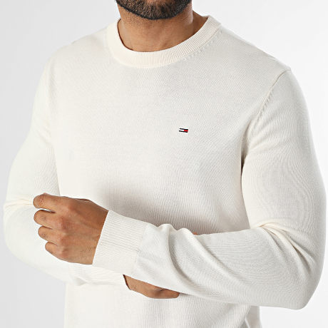 Tommy Jeans - Pull Slim Essential 2853 Beige Clair