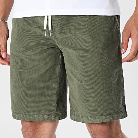 Classic Series - Corduroy Regular Fit Joey Trousers Green Khaki