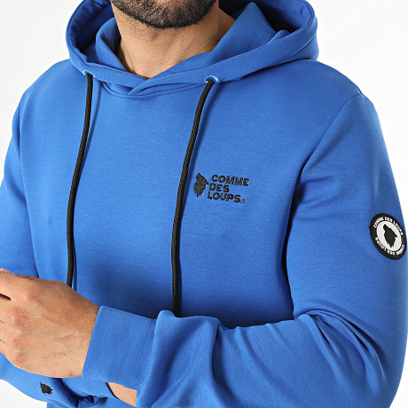 Comme Des Loups - Camisola com Capuz Sweaty Azul Real