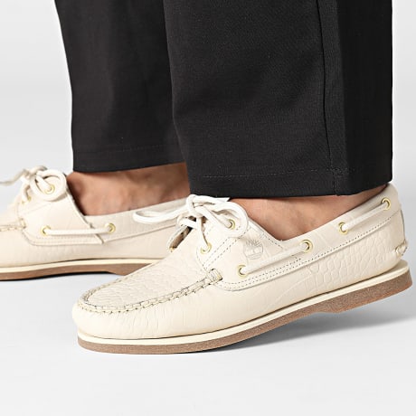 Timberland - Shoes Classic Boat A4187 Natural Full Grain