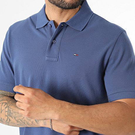 Tommy Jeans - Polo Manches Courtes Regular Fit Essential 2711 Bleu Marine