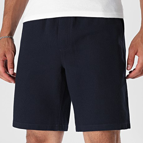 Jack And Jones - Short Relaxed Fit Jaiden Waffle Bleu Marine