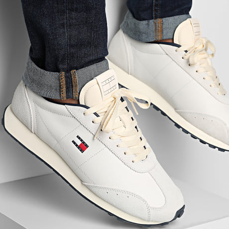 Tommy Jeans - Baskets Retro Runner Archive Mix Mat 1763 Rwb