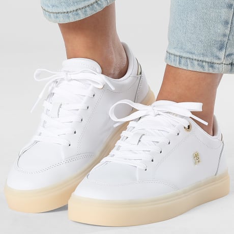 Tommy Hilfiger - Baskets Femme Chic Sneaker Elevated 9400 White