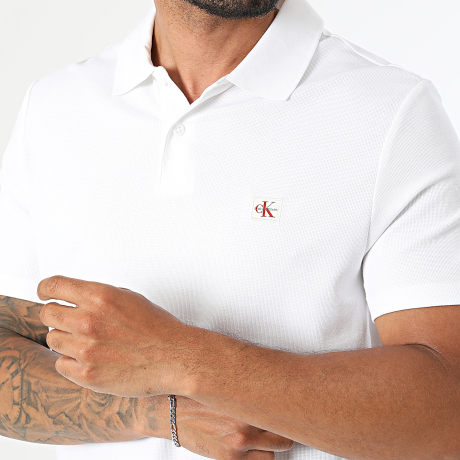 Calvin Klein - Polo Manches Courtes RG217 Blanc