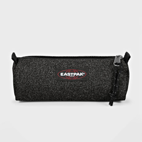 Eastpak - Estuche Benchmark Single Brillante Negro Jaspeado