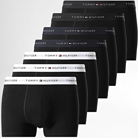 Tommy Hilfiger - Pack de 7 boxers 3873 negro blanco azul marino