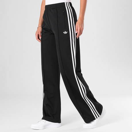 Adidas Originals - Pantalon Jogging Loose A Bandes Femme Firebird KD7976 Noir Blanc