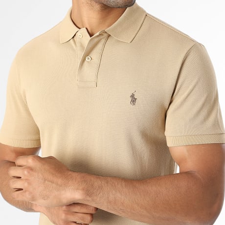Polo Ralph Lauren - Polo Kurzarm Slim Original Player Kamel Braun