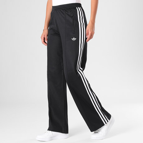 Adidas Originals - Pantalon Jogging A Bandes Femme Classic TP KD7965 Noir Blanc