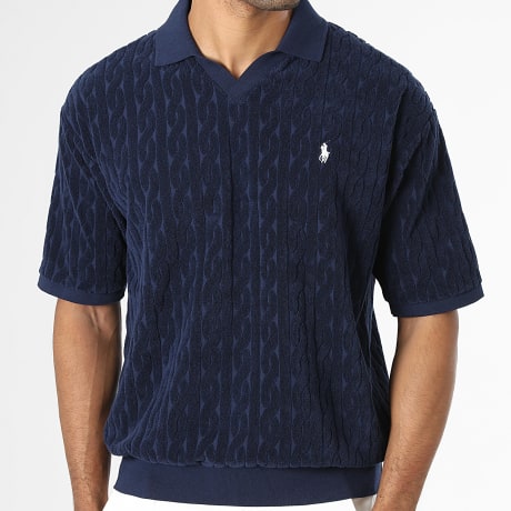 Polo Ralph Lauren - Polo Kurzarm Texturiert Relaxed Fit Original Player Marineblau