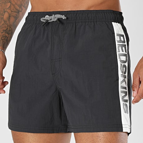 Redskins - Pantaloncino Da Bagno A Bande Zered Nero