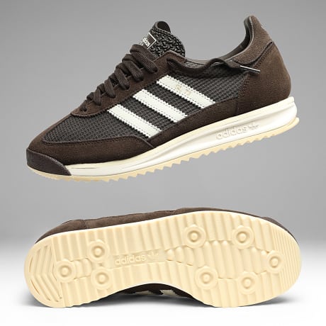 Adidas Originals - Baskets SL 72 RS KH9657 Dark Brown Off White Warm Vanilla