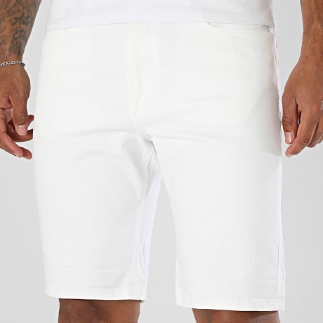 JJ Rebel - Short Jean Ricky Ewan Blanc