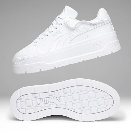 Puma - Baskets Femme Karmen Classic 407187 Puma White Gray