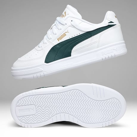 Puma - Baskets Femme Caven III Jr 406235 Puma White Garden Puma Gold