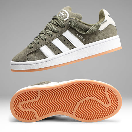 Adidas Originals - Zapatillas Mujer Campus 00s J KI9384 Olive Strata Footwear White Gum 2