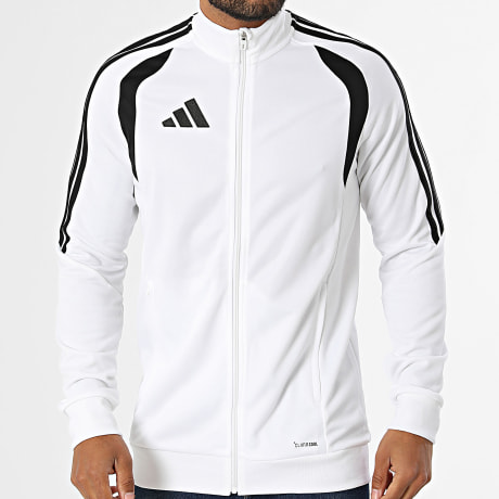Adidas Sportswear - Veste De Sport A Bandes Tiro League 2026 KC1278 Blanc Noir