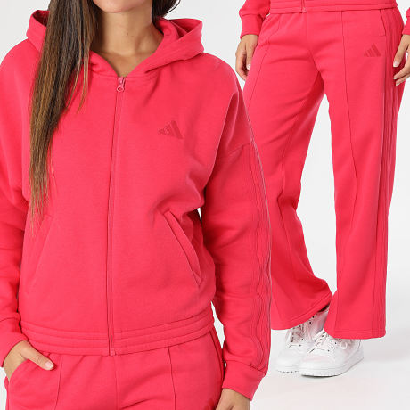 Adidas Sportswear - Ensemble De Survetement A Bandes Femme Energize KQ7594 Rose Fuchsia