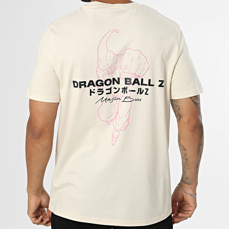 Dragon Ball Z - Camiseta Oversize Buu Outline Beige