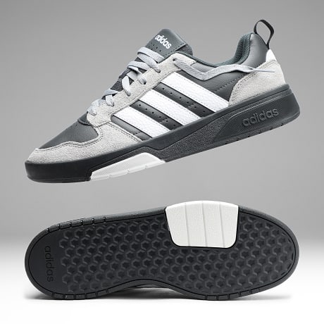 Adidas Sportswear - Baskets Courtwave KI9962 Carbon Footwear White Mgh Solid Grey