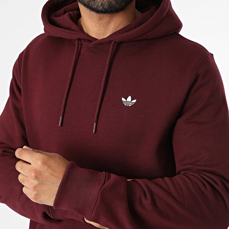 Adidas Originals - Sweat A Capuche Trefoil Essentials KW5048 Bordeaux