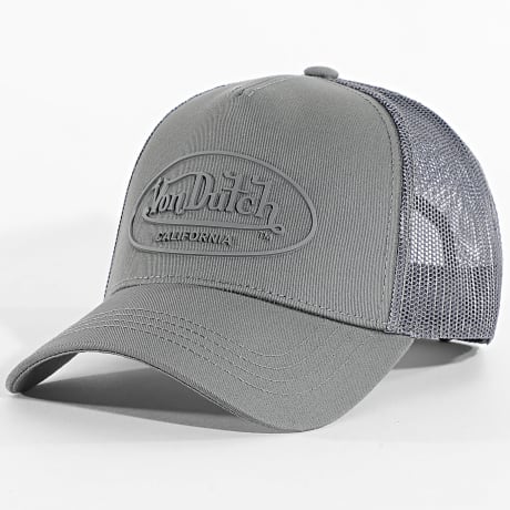 Von Dutch - Casquette Trucker Log Gris Anthracite